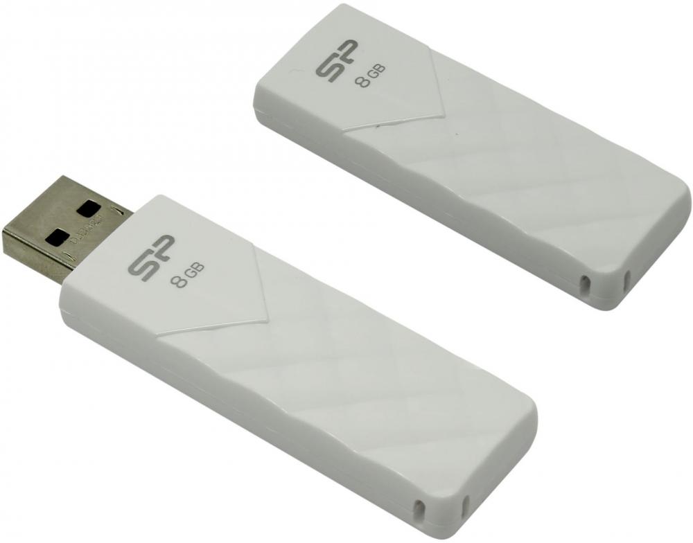 USB  8GB SILICON POWER Ultima U03 White