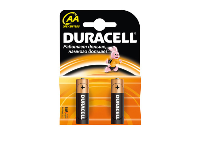 Элемент питания DURACELL LR6 BL-2