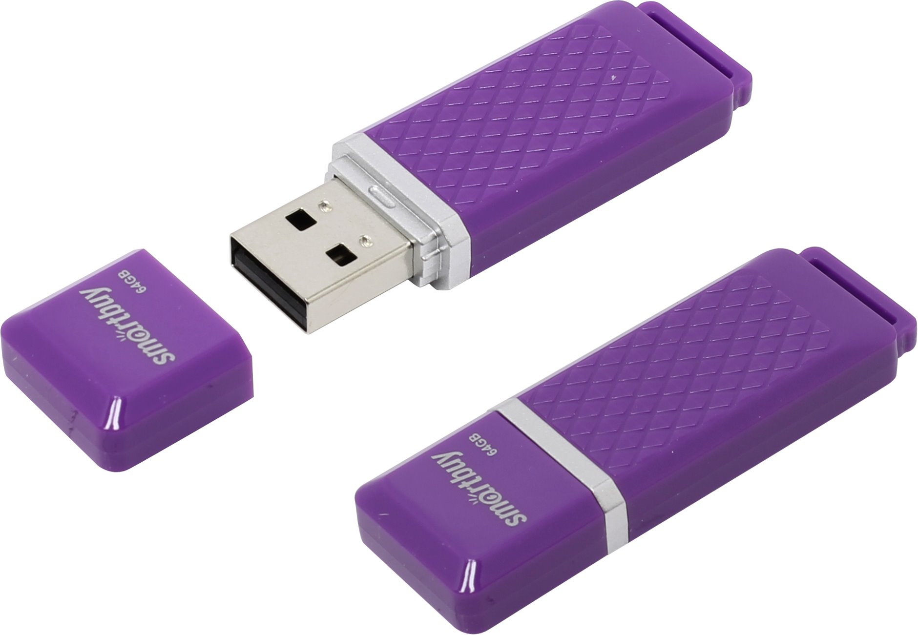 USB  64GB SMARTBUY Quartz series Violet