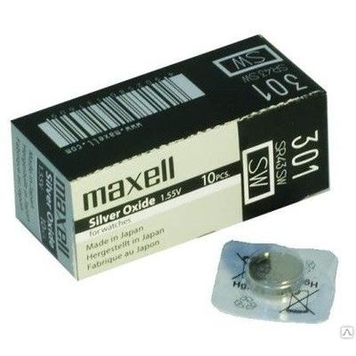 Элемент питания MAXELL SR43 SW (301) BL-1
