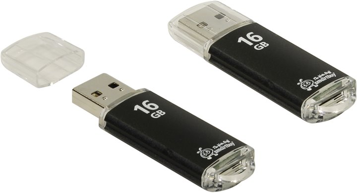 USB  16GB SMARTBUY V-Cut Black