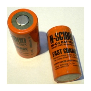 N-SC1900 FAST CHARGE NiCd 1900mA 23,0*43,0mm