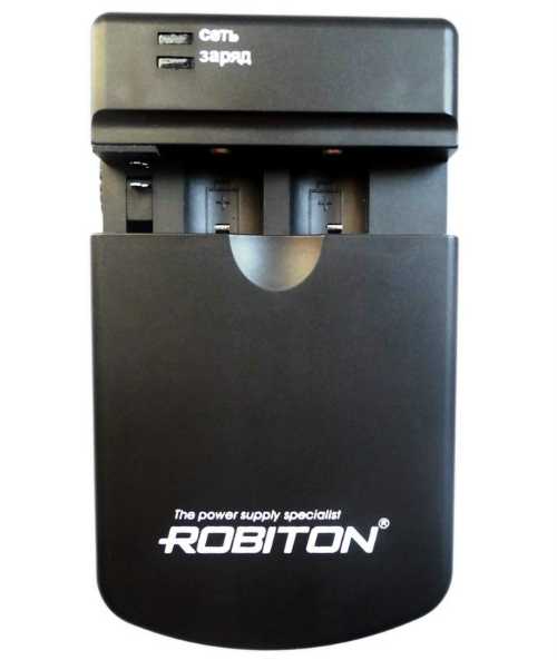 Зарядное устройство ROBITON Smart Charger / IV (для 1-2 NiCd / NiMH и Li-ION / Li-Pol / 123A аккумуляторов для фото-видео камер)