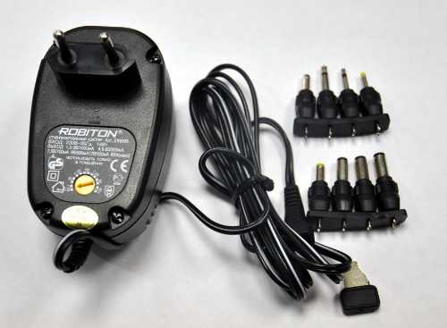   ROBITON SN500S (220V-->1,5 / 3 / 4.5 / 6 / 7.5 / 9 / 12V, 500 mA, )