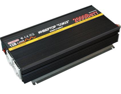 Преобразователь (инвертор) напряжения СОЮЗ PI-2000/12V