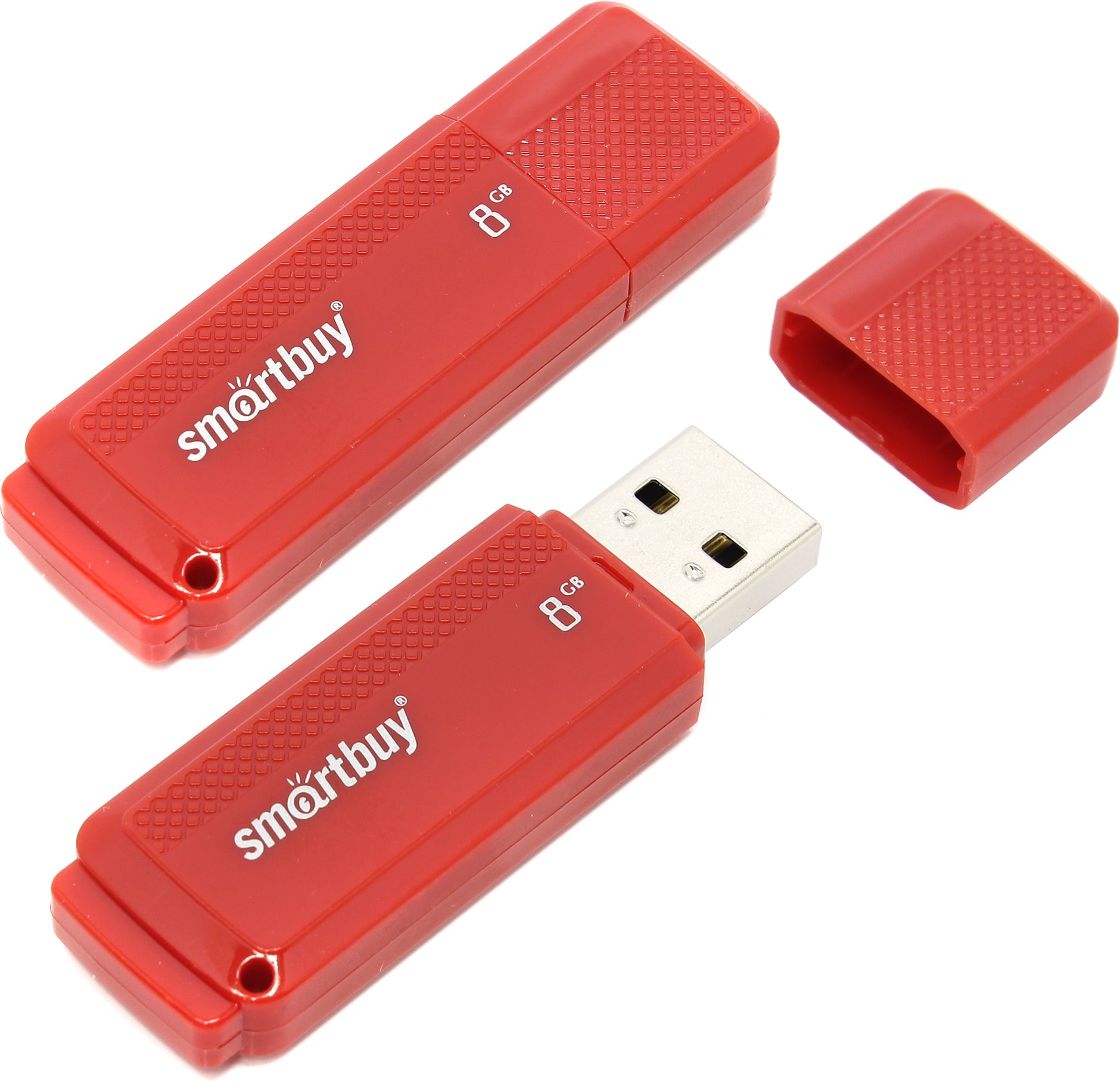 USB  8GB SMARTBUY Dock Red