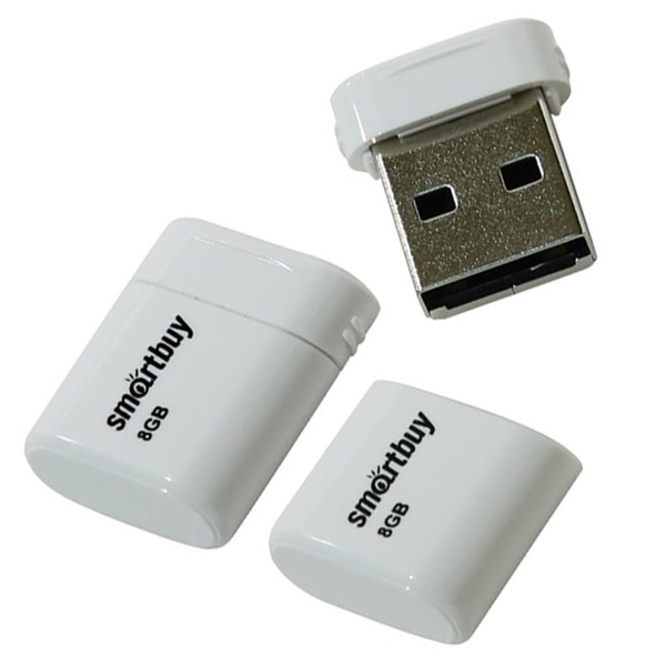 USB  8GB SMARTBUY LARA White