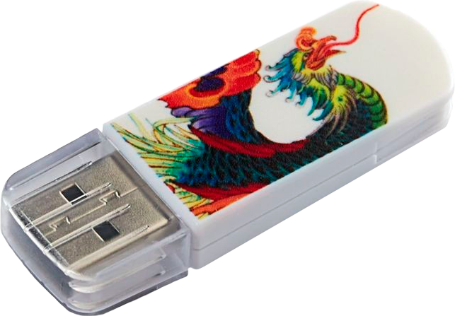 USB накопитель 32GB VERBATIM Mini Tattoo Edition Phoenix