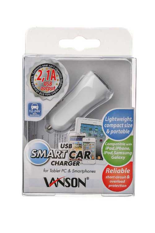  VANSON CAS-7 ( / , 1xUSB 5V 2,1A)  ( 25 / 50 )