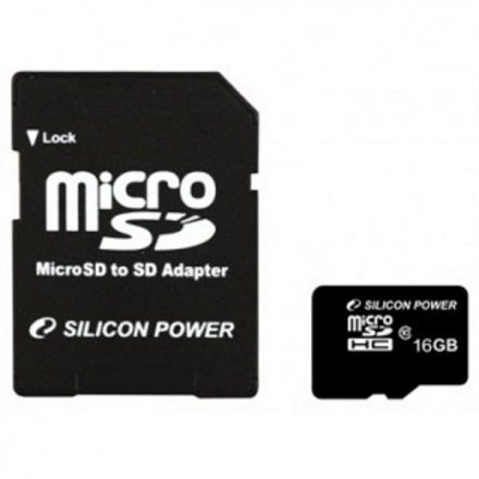   micro SDHC 16 Gb class10 SILICON POWER  SD
