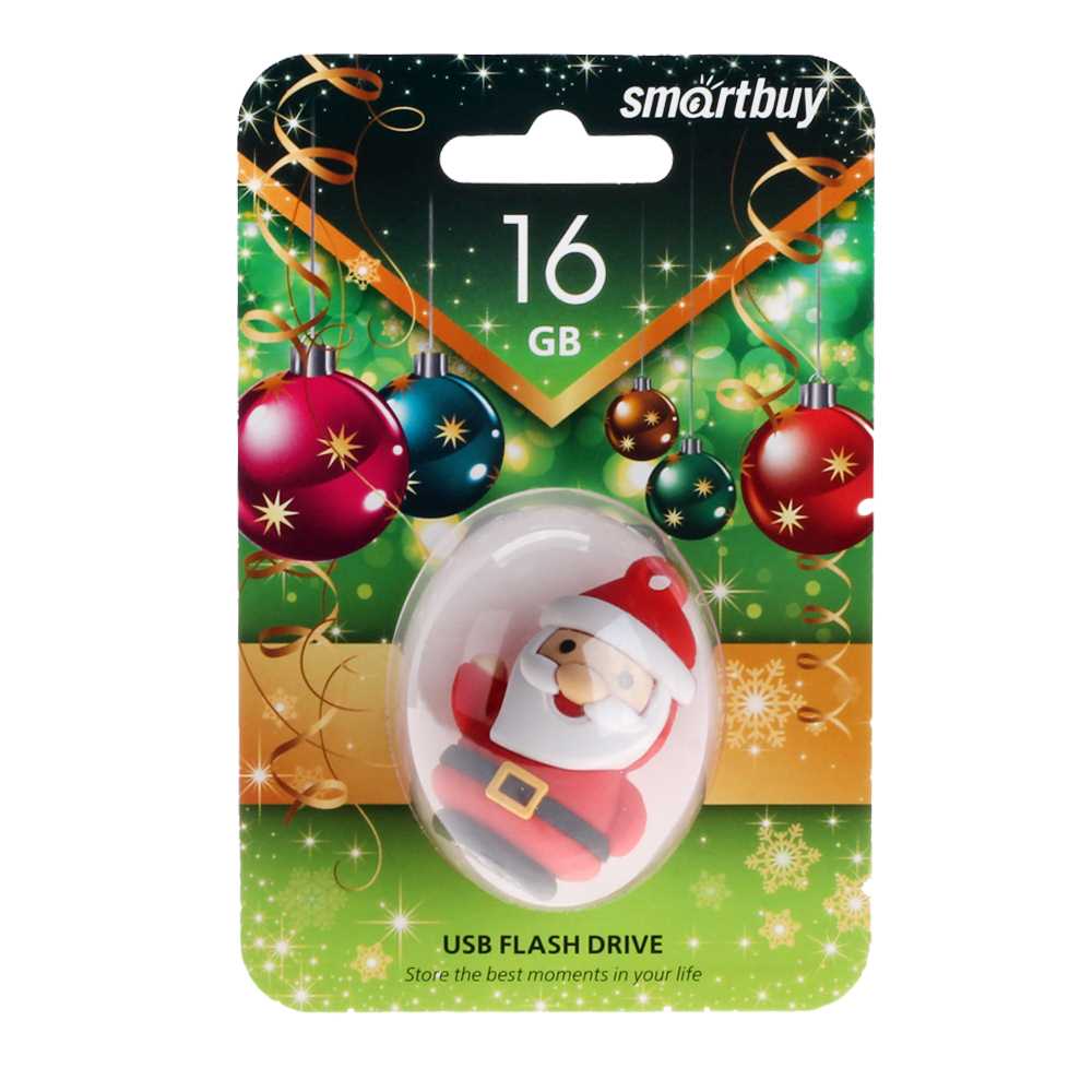 USB накопитель 16GB SMARTBUY NY series Santa-A