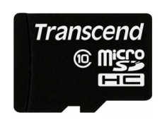 Карта памяти micro SDHC 4GB class10 TRANSCEND (адаптер SD)