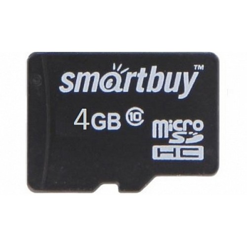 Карта памяти micro SDHC 4GB PERFEO class10 Economy Series (адаптер SD)