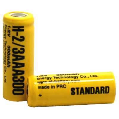 H-2 / 3AAA300 STANDARD (NiMH 300mAh 10, 529, 0mm)