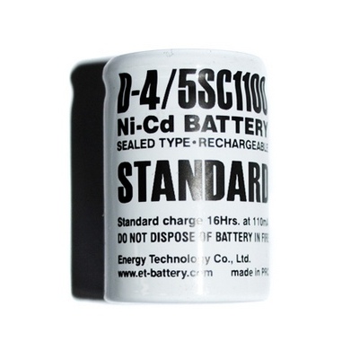 D-4/5SC1100 STANDARD NiCd 1100mA 23,0*34,0mm