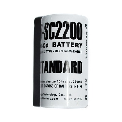 D-SC2200 STANDARD NiCd 2200mA 23,0*43,0mm