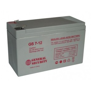 Аккумулятор GENERAL SECURITY GS 7.2-12 (12V 7.2Ah 151x65x94 / 100мм, F1)