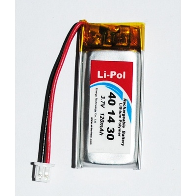 LP401430-PCM ( Li-POL 3, 7V 120mAh, Bluetooth, с платой защиты )