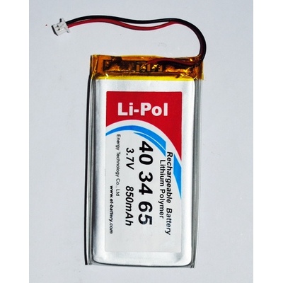 LP403465-PCM Li-POL 3,7V 850mAh   