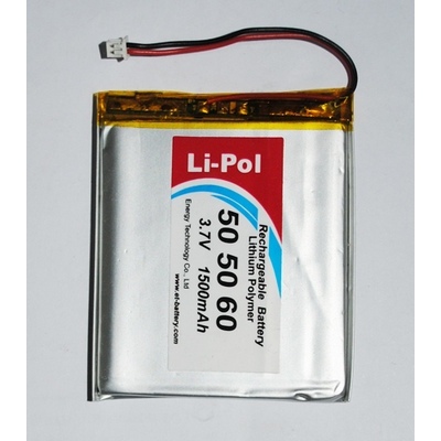 LP505060-PCM Li-POL 3,7V 1500mAh,   