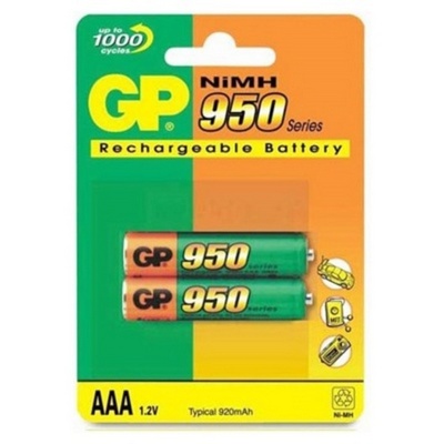 Аккумулятор GP HR03 NiMH 1.2V 950mAh BL-2