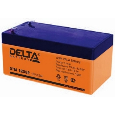  DELTA DTM12032 12V 3.2Ah, 134x67x61mm