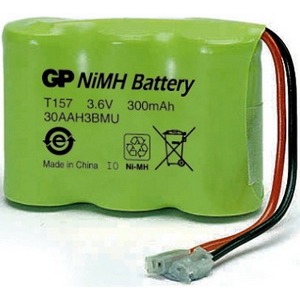 Аккумулятор GP T157 BL-1 ( NiMH, 3, 6V, 300 mAh)