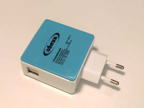 USB адаптер ROBITON USB2400 / Type C (USB3.1) (100-240V->5V, 2400mA, имульсный, стабилизированный)