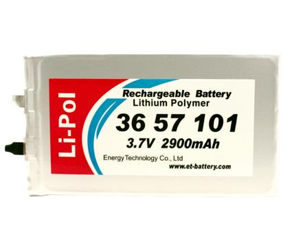 LP3657101 ( Li-POL 3,7V 2900 mAh)