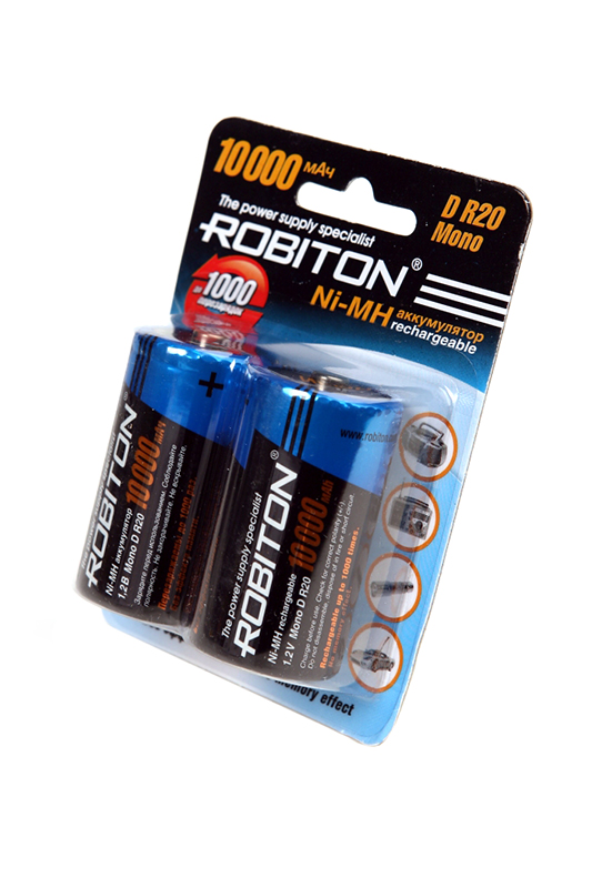 Аккумулятор ROBITON HR20 1.2V 10000mAh BL-2