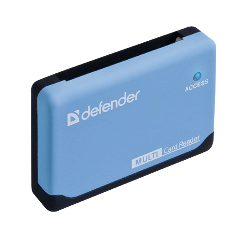 Картридер DEFENDER USB ULTRA универсальный считыватель карт (Арт.83500)