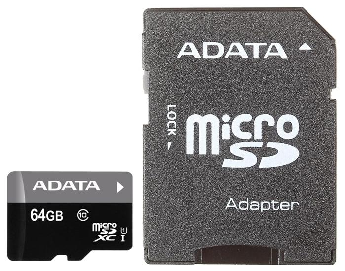 Карта памяти micro SDXC 64GB KINGSTON Canvas Select class10 U3 UHS-I V30 A1 4K 100R / 100W (с адаптером)