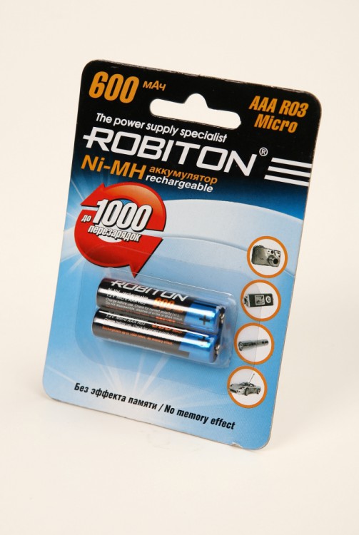  ROBITON AAA 1.2V 600mAh  2 