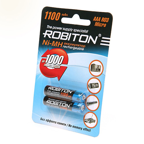 Аккумулятор ROBITON AAA 1.2V 1100mAh BL-2