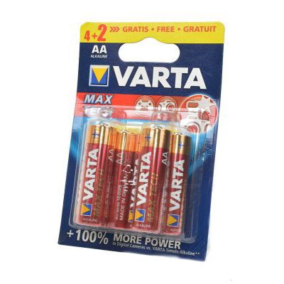 Элемент питания VARTA LONGLIFE Max Power 4706 LR6 BL-6 (4+2)