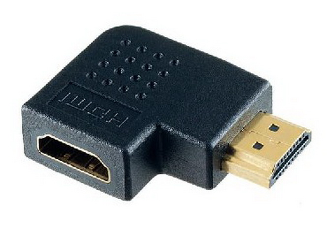 Переходник PERFEO угловой горизонтальный HDMI A (F) - HDMI A (M) (A7011)