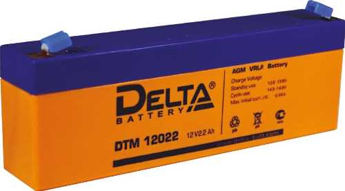  DELTA DTM12022 103 12V 2.2Ah, 103x42x70mm