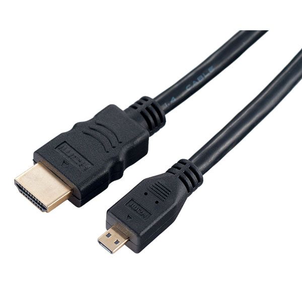 Кабель PERFEO HDMI A / HDMI D (micro HDMI) ver.1.4, 2м (H1102)