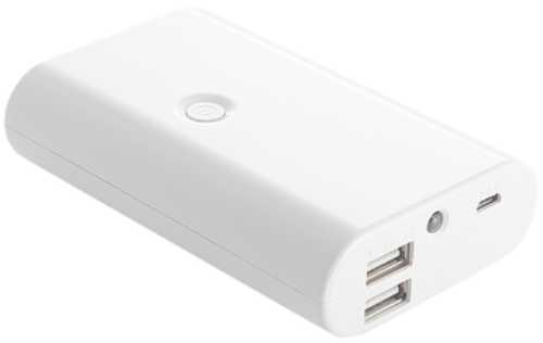Портативный аккумулятор PERFEO (10000 mah + microUSB / IN microUSB / Out USB 1А / 2.1A White) (PF_B4297)