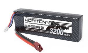   ROBITON LP-HTB2-3200 (7,4V 3200mAh 30C-rate)  , 2  Li-Pol