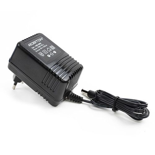 Блок питания ROBITON AB9-500S (-) 5.5x2.1 / 12 ( 220V->9V, 500mA, стабилизированный, для музыкального оборудования)