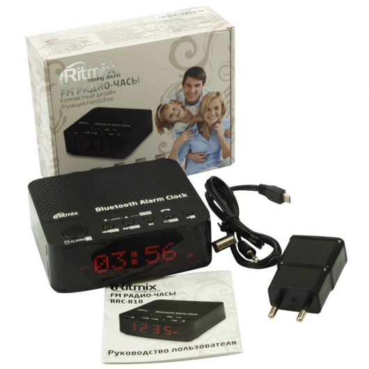  RITMIX RRC-818 Black ( , Bluetooth,  FM: 64-108) !