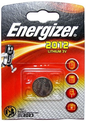 Элемент питания ENERGIZER CR2012 BL-1