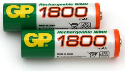 Аккумулятор GP HR6 NiMH 1.2V 1800mAh BL-2