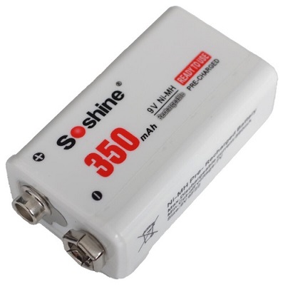  SOSHINE  NiMH 9V 350mAh