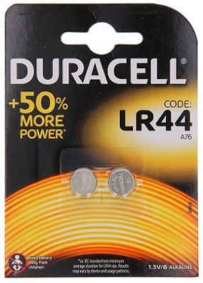    DURACELL LR44  2 