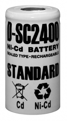 D-SC2400 STANDARD (NiCd 2400mA 23, 043, 0mm)