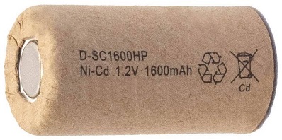 D-SC1600HP INDUSTRIAL ( ) (NiCd 1600mAh 23.0*43.0mm)