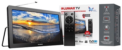 LUMAX DVTV-5000. Цифровой телевизор с DVB-T2