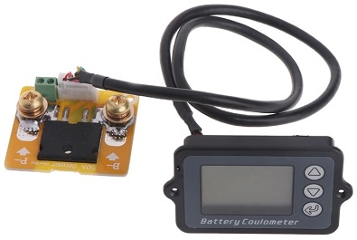 Кулонометр TK15 (с LCD, 8-80V, ток 50A)